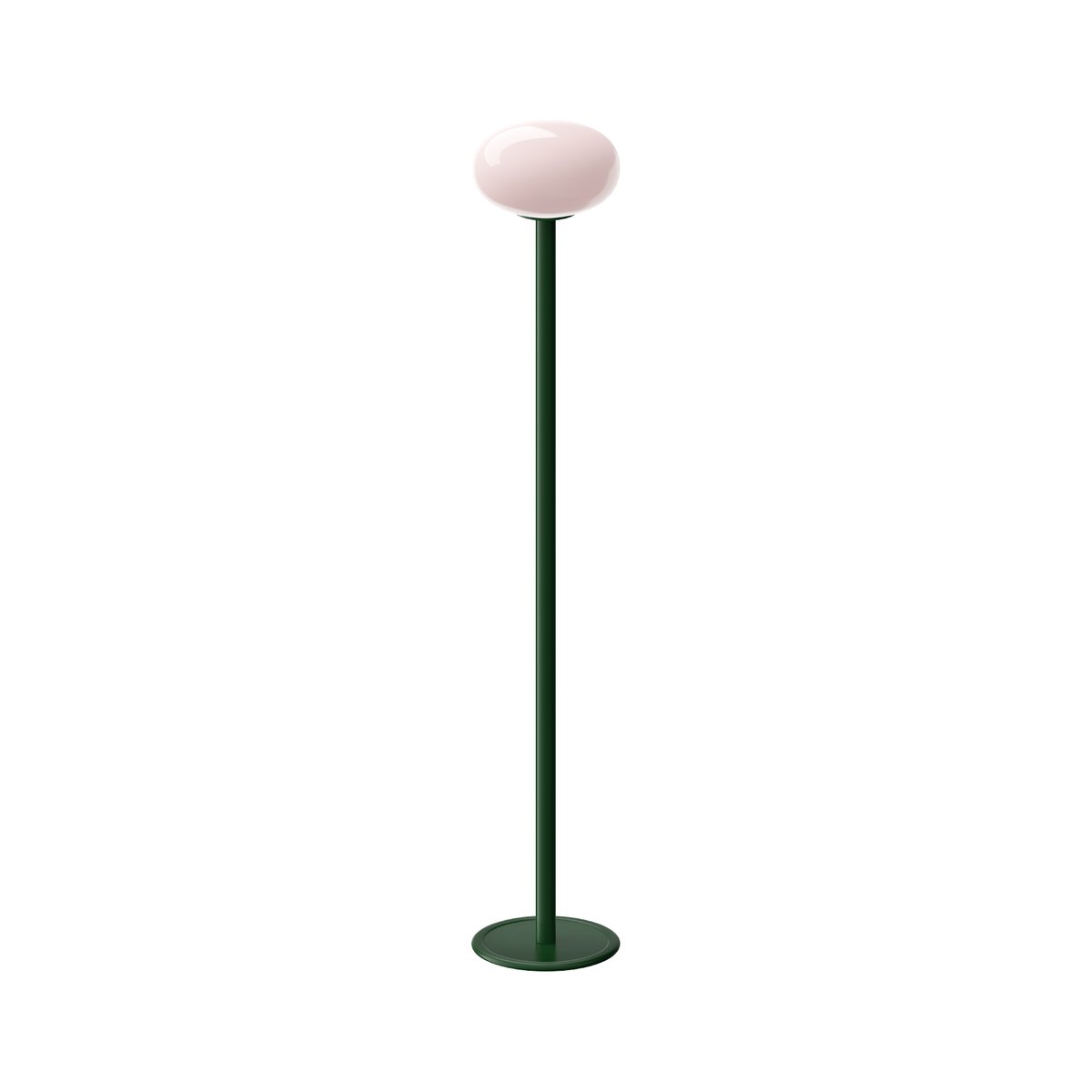 SNOWBALL22 V2 SOLID Floor — Peach / Deep Green