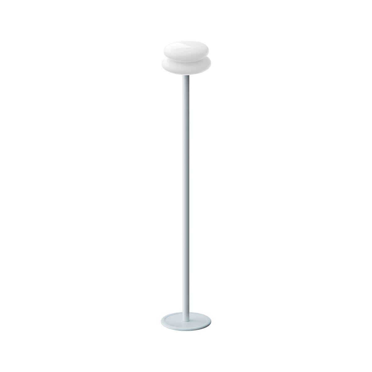 SNOWMAN22 V2 SOLID Floor — White / Ice Blue
